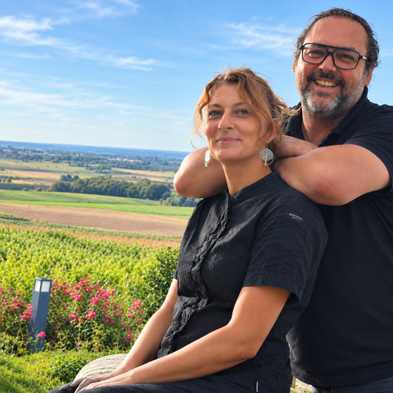 Portrait Complice Au Cœur De La Campagne